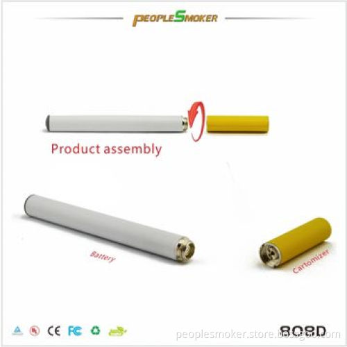 Electronic Cigarette Starter Kit, 2 Pieces Disposable Cartomizers with Auto or Manual Battery